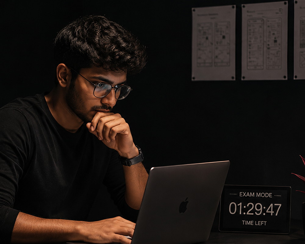 An Agile Design School learner on campus