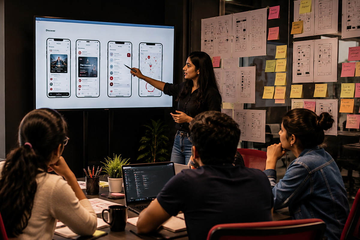 A live studio session in an Agile Design School classroom